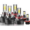 Compatible For Chevy Silverado 1500 2500HD 2007 2008 2009 2010 2011 2012 2013 2014 2015 Bulbs, 9005 H11 High/Low Beam With 5202 Fog Light Bulbs, 600%