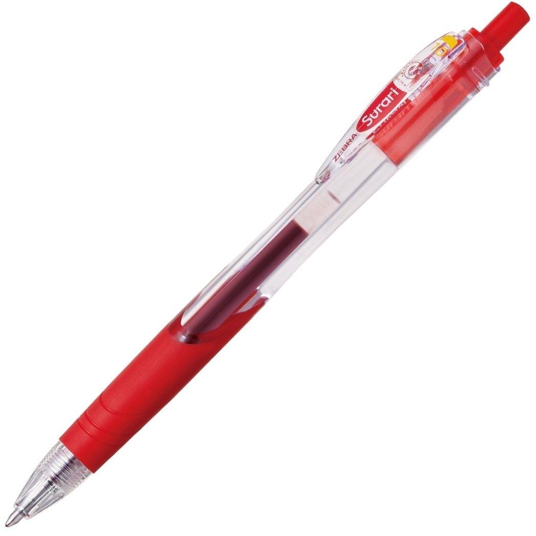 

ZEBRA Ballpoint Pen Slurry Red 10 Pieces Oil-Based 1.0 B-BNB11-R