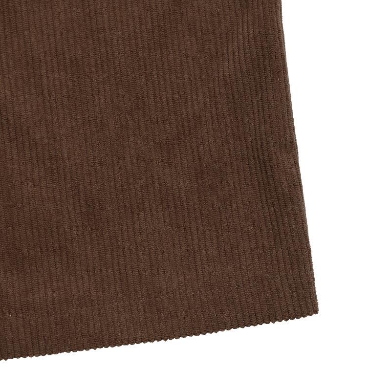 European & American Retro Corduroy Slit Skirt - Autumn/Winter 2026: Elegant Women's Commuting Style