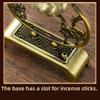 Chinese Style Vertical Incense Burner Zinc Alloy Good Symbolism Indoor Aromatherapy Pine Gourd Vintage Incense Holder
