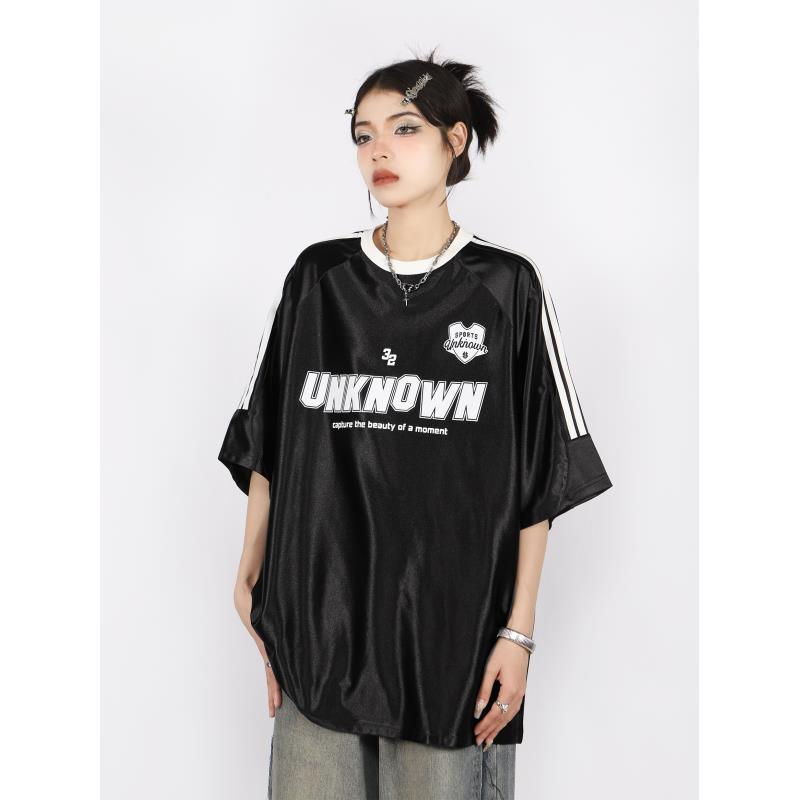 Originální retro americké raglánové tričko se 3 pruhy - Unisex letní design