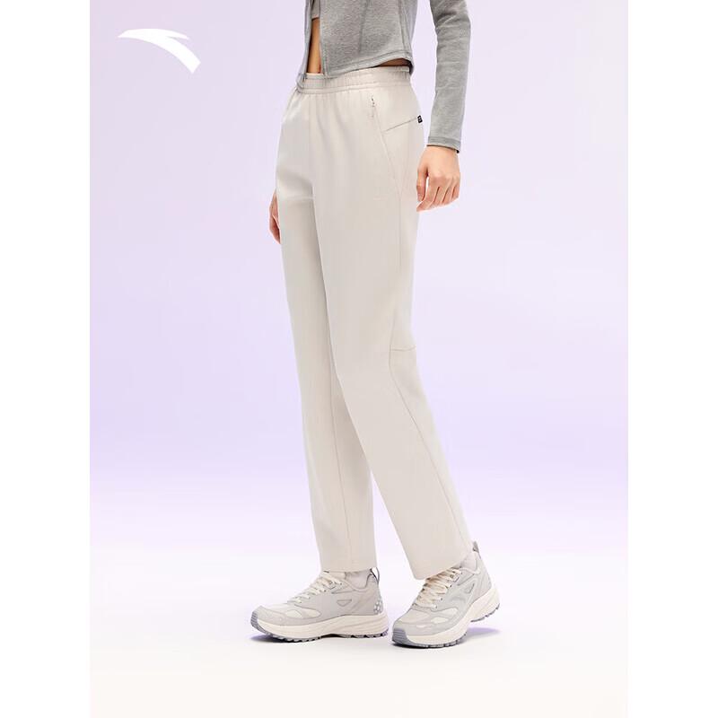 Anta Women's Water-Repellent Fleece-Lined Running Pants