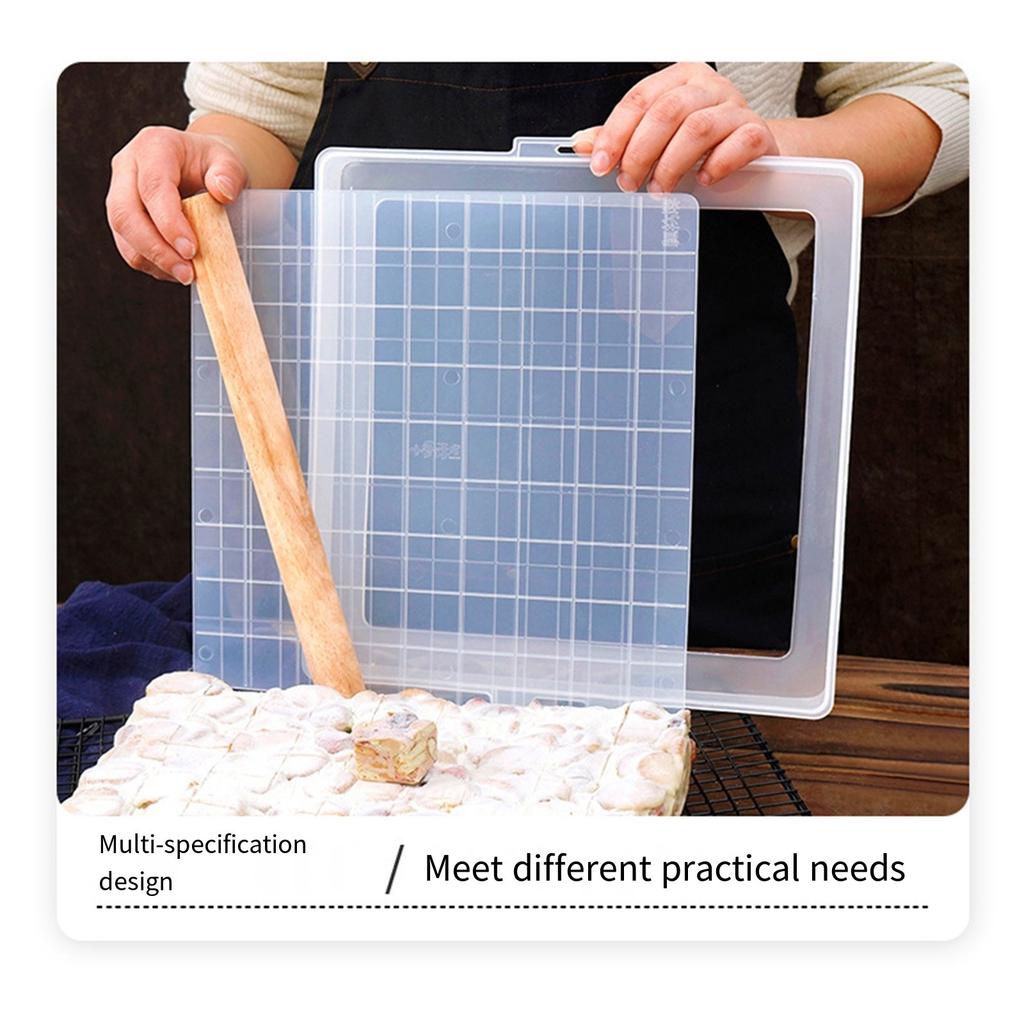 Plastová forma na nugát Forma na vločkový křupavý nugát Nástroj na krájení cukru Forma na výrobu sněhového dortu Podnos na pečení nugátu Cukrářské nářadí