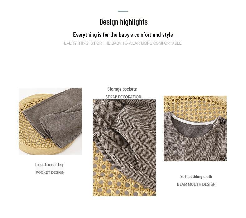 Girl's Korean Chic Tweed Vest Three-Piece Set for Spring/Autumn 2026
