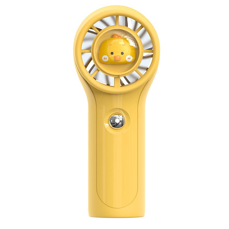 

Милый мультяшный карманный вентилятор для питомца USB портативный мини студенческий очаровательный питомец хранение ручной ветер жёлтый