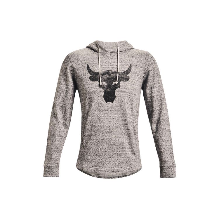 Under Armour Project Rock Training Hoodie Men Gray 1367107-112 XL