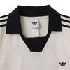adidas Originals Sponsor Off-White Striped Comfortable Simple Short Sleeve Soccer Jersey Unisex Tops KD2966