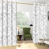 Set Of 2 Bohemian Plant Leaves Curtain Natural Flowers Farmhouse Curtains Living Room Bedroom Kitchen Decor Window Darkening For Great Made Polyester