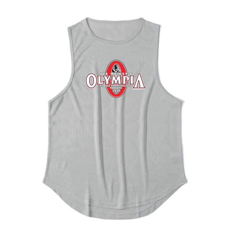 Mens Bodybuilding Gym Tank Tops Summer Fitness Clothing Mesh Quick Dry Loose Fit Sleeveless T Shirts Men Muscle Running Vest