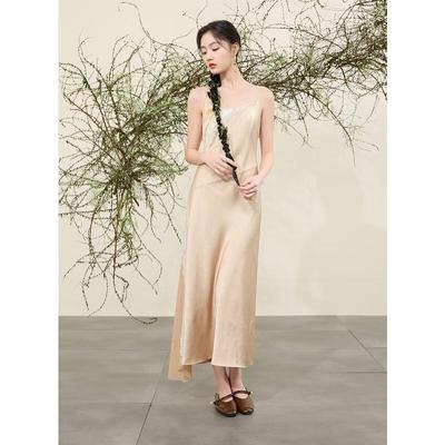 New Chinese Style Lace Camisole Long Dress