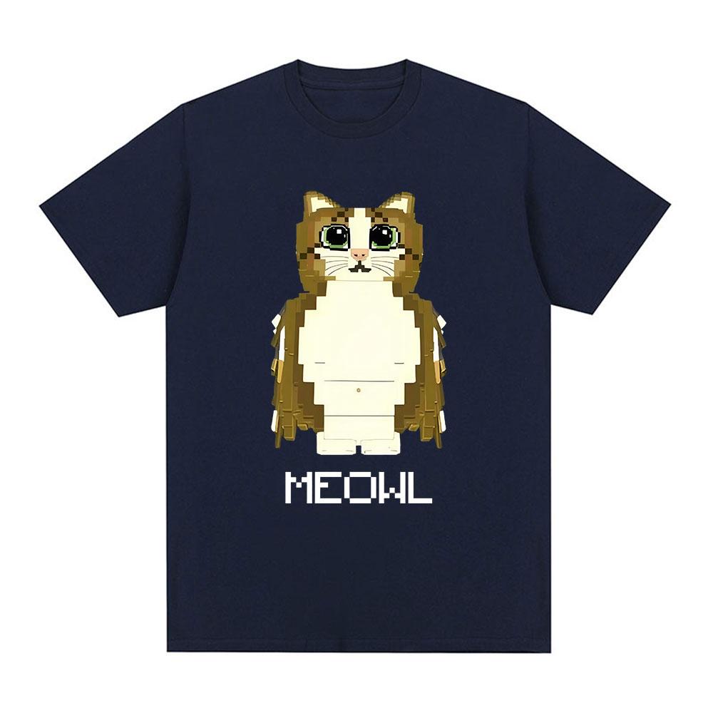 Meowl Cat Owl Funny Meme Graphic Tshirts Mens Women Clothing Fashion Harajuku Short Sleeves Tshirt Cotton Summer T Shirts