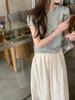 Korean Style Twist Hollow Knitted Short Sleeve Women's Spring/Summer 2025 Top