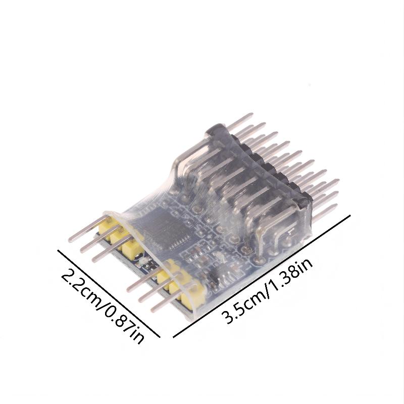 1/2Pcs Spp-Sbus Ppm Pwm Signal Conversion Module 8Ch Receiver Input Voltage 3.3-20V For Airpanle Drone Rc Model