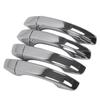 For MG ZS 2017- Chrome Car Door Handles Cover Trim Stickers Exterior Door Handle Cover-M53K