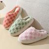 Routine Good Winter Cotton Slippers Thick Bottom Indoor Home Warm and Comfortable Velvet Home Non-slip Couple Drag