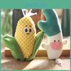 Colorful Whimsical And Plush Onion And Corn Keychains Soft Toy Hangings Bags For