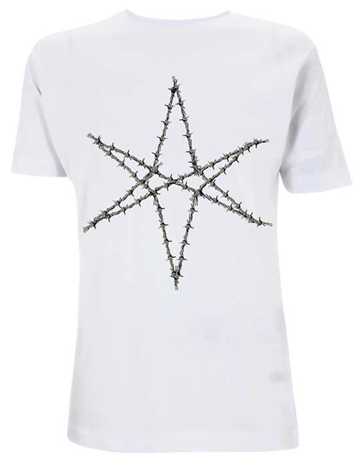 Bring Me The Horizon Barbed Wire White Authorized Mens T-Shirt 4XL