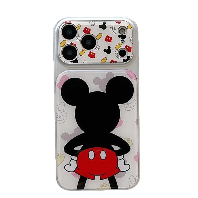 Cute Cartoon Mickey Rear View iPhone Case for iPhone 17, 16 Pro Max, 15, and 14 - New Model