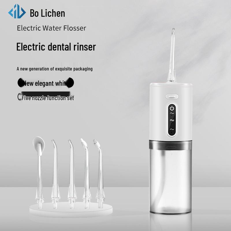 Portable Electric Water Flosser for Interdental and Orthodontic Cleaning
