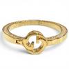 Excellent Bangle Interlocking G Rhinestone Blondie Bangle Bracelet Gold S Used