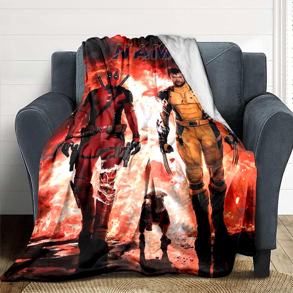 Custom Name Venom Artwork Poster blanket for Couch & Bed, Plush Cozy Fuzzy Blanket Super Soft & Warm Blankets for Fall and Winter. 0908435