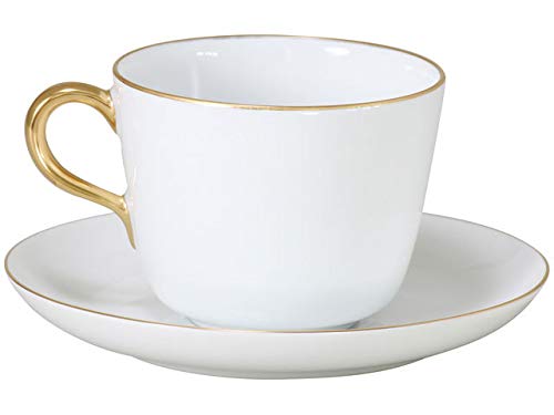 [Okura Touen Washi Paper Wrapping] Gold Line Morning Bowl and Plate 026