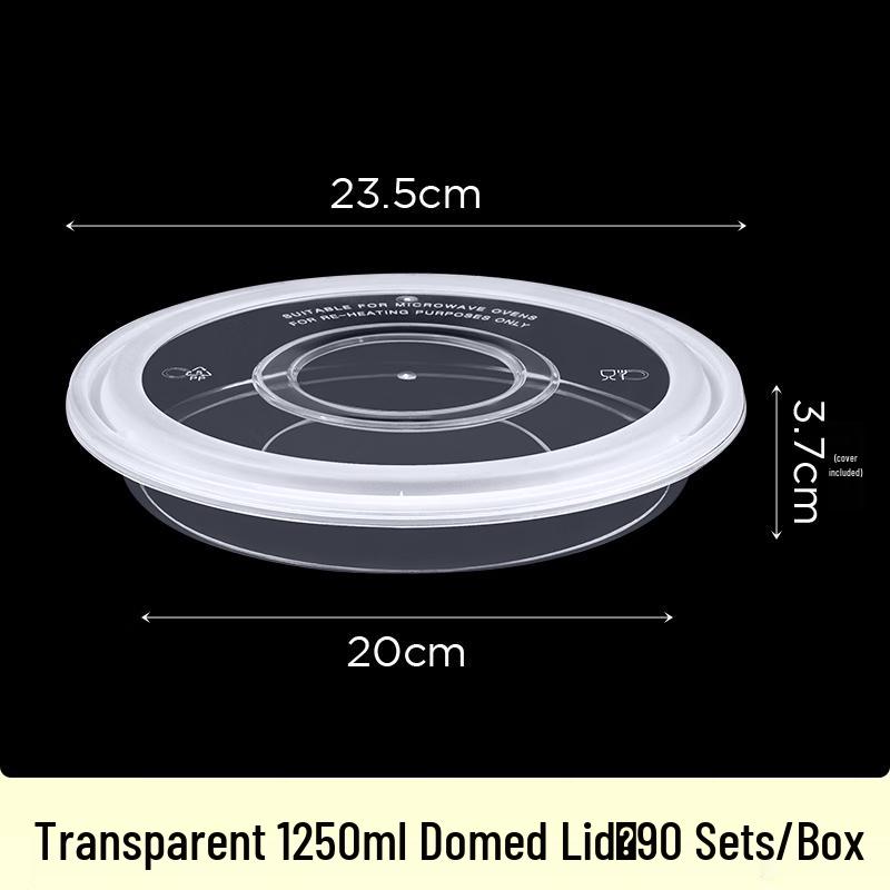 Wuhe 1250ml Disposable Round Food Containers