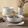 Deouxingguang Ceramic Double-Handled Soup Bowl