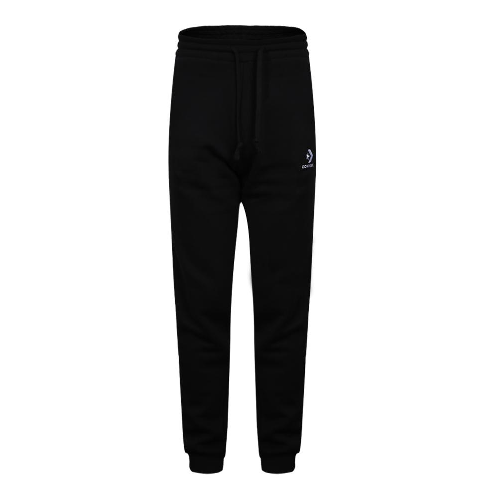 Converse Lifestyle Casual Collection, Brand Logo Letter Comfortable Fleece Lined Knitted Sweatpants Men s Black 10008815-A01 M