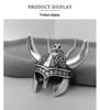 Punk Gothic Helmet Pendant Necklace - Edgy, Dark Style
