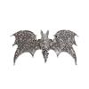 Hollow Pattern Bat Spring Clip Gothic Style Hairpin Fashion Halloween Hair Clip  Mother's Day