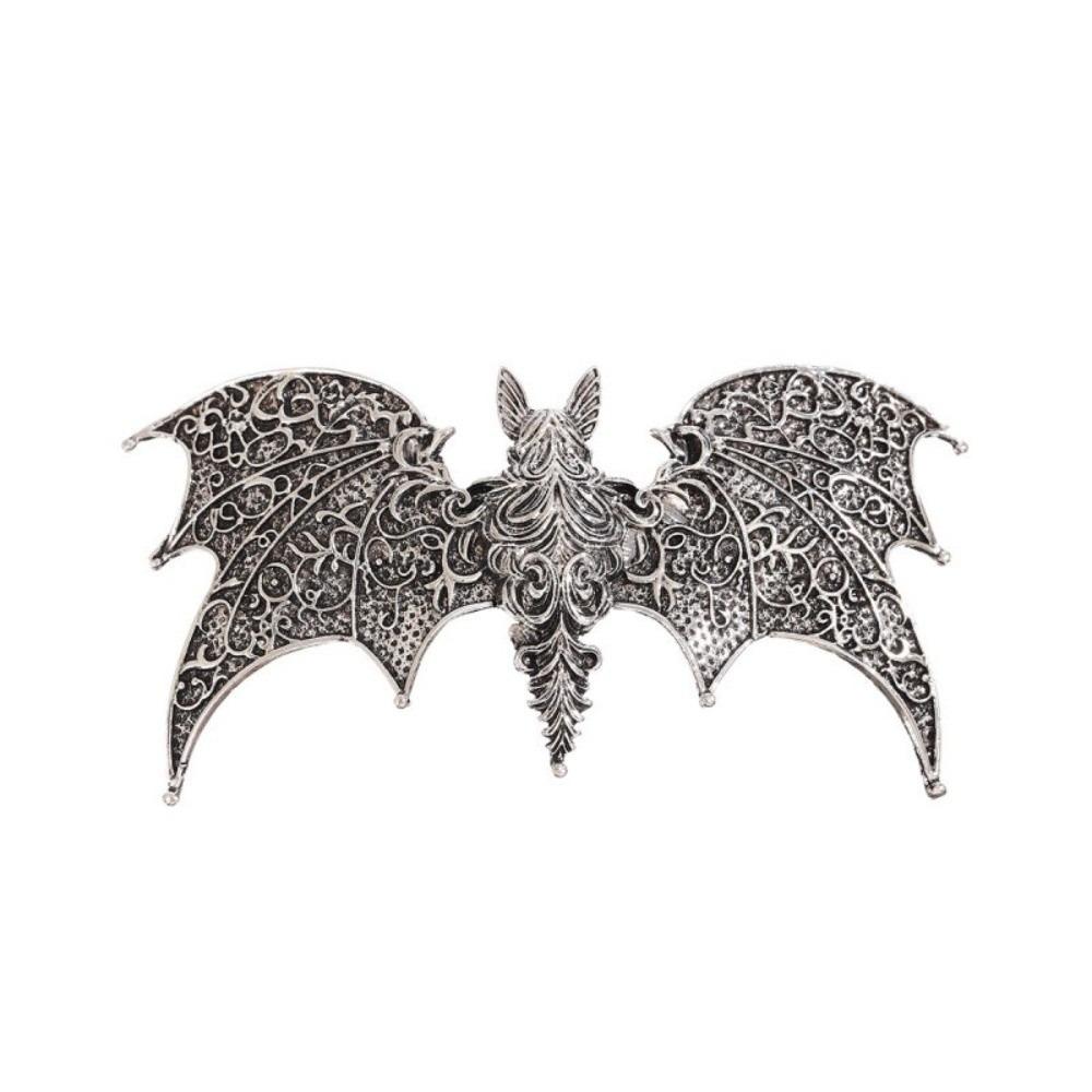 Hollow Pattern Bat Spring Clip Gothic Style Hairpin Fashion Halloween Hair Clip Mother's Day