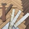 40 ks Miniaturní podlaha pro domeček pro panenky s přírodní texturou Miniaturní DIY podlahová sada Kreativní miniaturní doplňky pro domeček pro panenky