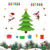 Christmas-themed Magnetic Stickers Cartoon Christmas Tree Magnets Santa Reindeer Pine Tree Festive Magnets Stickers For Fridge