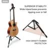 Aroma Portable Guitar Stand, Tripod-Style Floor Stand with Auto-Lock Neck Holder, One-Touch Height Adjustment, Stable Design, Compatible with Guitars