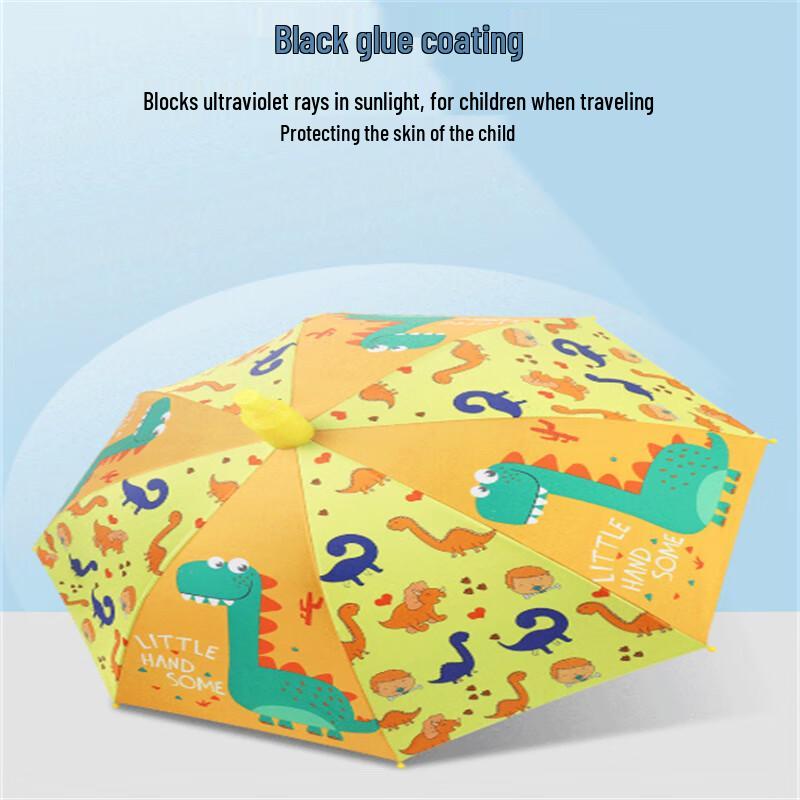 Kids Cartoon UV Protection Long Handle Umbrella