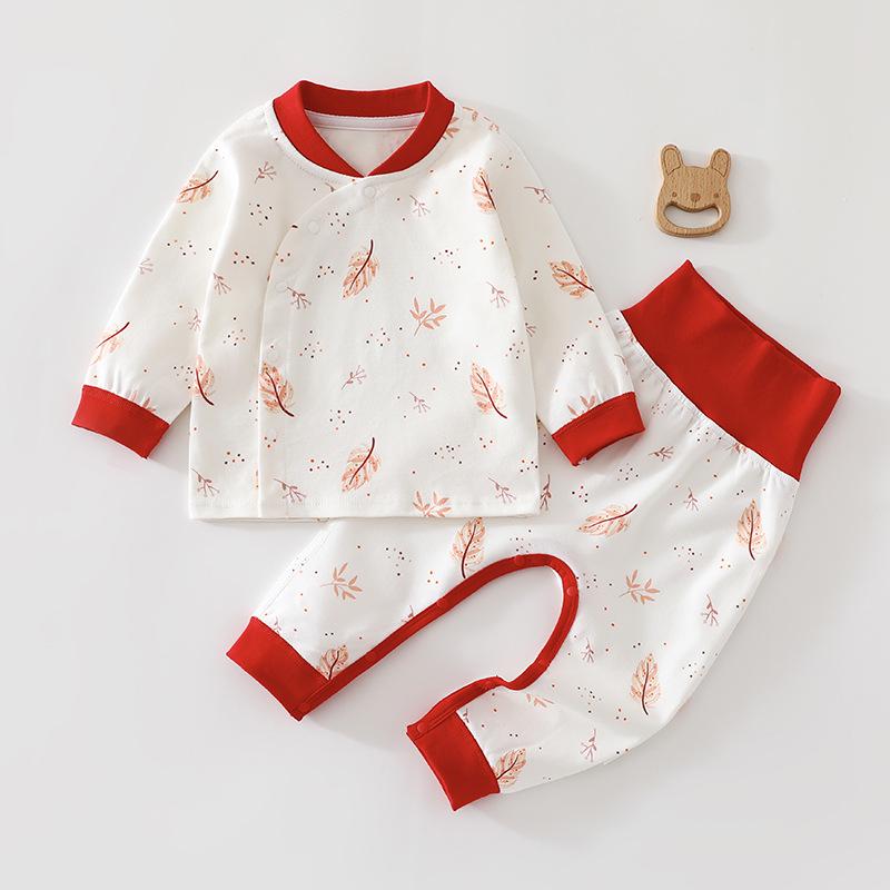 Newborn Pure Cotton Clothing Set for All-Season Wear - Boys & Girls Pajamas & Base Layer