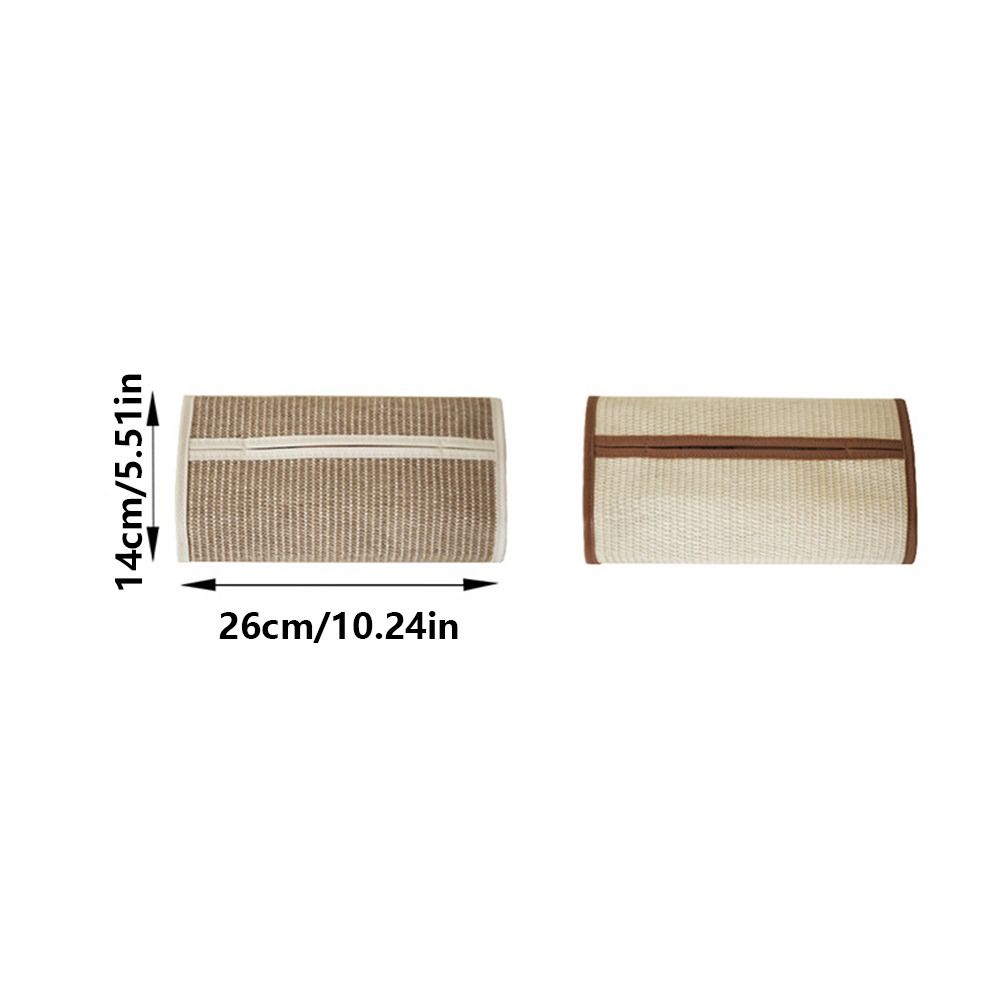 Rectangle Shape Woven Tissue Box Straw Woven Napkin Storage Container  Desk Organizer