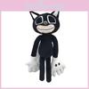 Siren Head Series Black Cat Plush Toy Soft Stuffed Doll Perfect For Horror Fans