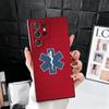 EMT EMS Ambulance Soft Phone Case for Samsung Galaxy S26 S25 Edge S24 Ultra S23 Plus S22 S21 FE S20 Black Cover Back Shell