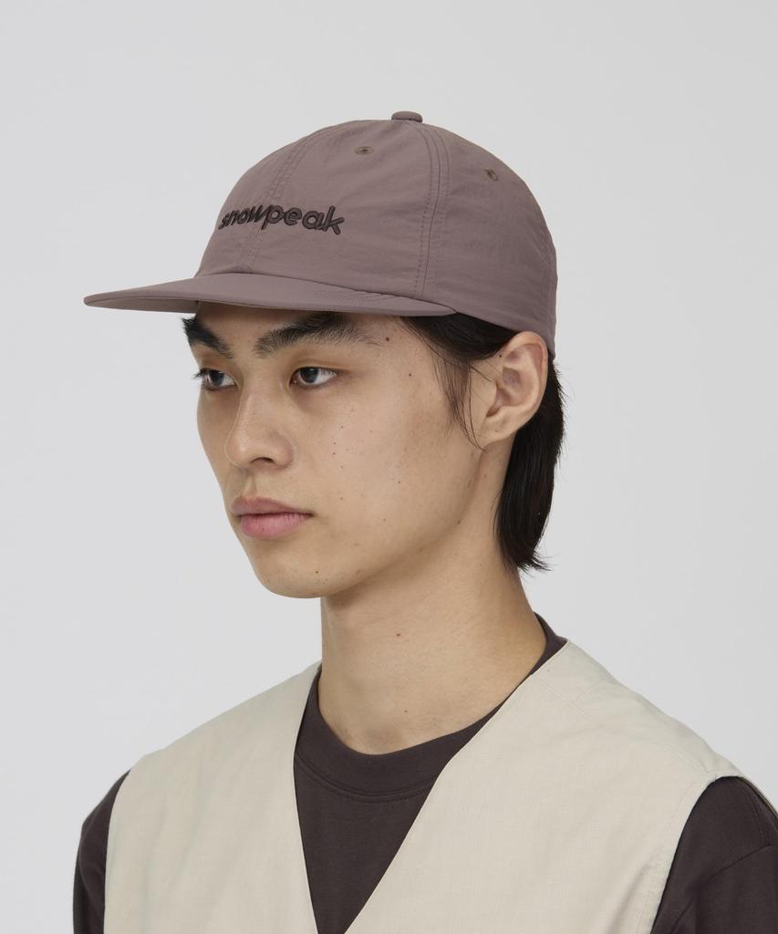 Logo Design BLACK [Snow Peak] Cap, Cap, Hat, Logo, Unisex,