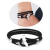 Whale Tail Charm Bracelet Jewelry Gift for Women Nylon Rope Wristband Bracelet
