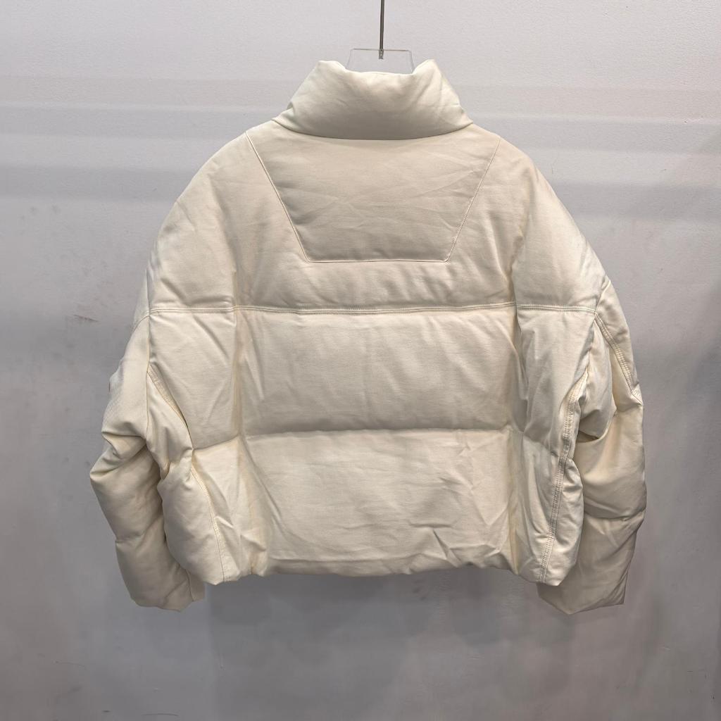 Winter 2025 Chic Petite Down Jacket with Stand-Up Collar for Women