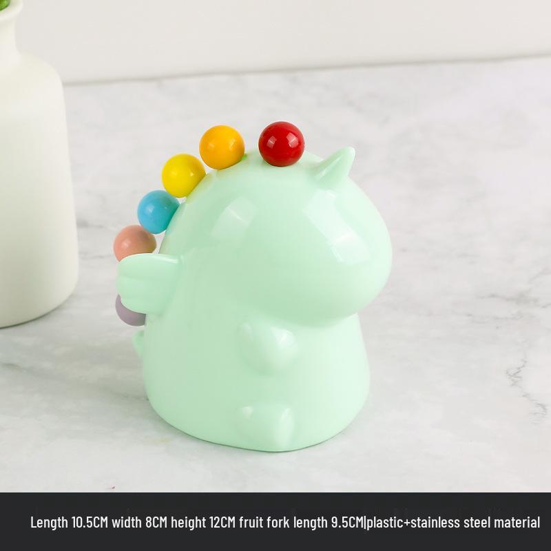 

Creative Colorful Unicorn Dessert Fork Set - Cute Cartoon Stainless Steel Cake Ornaments