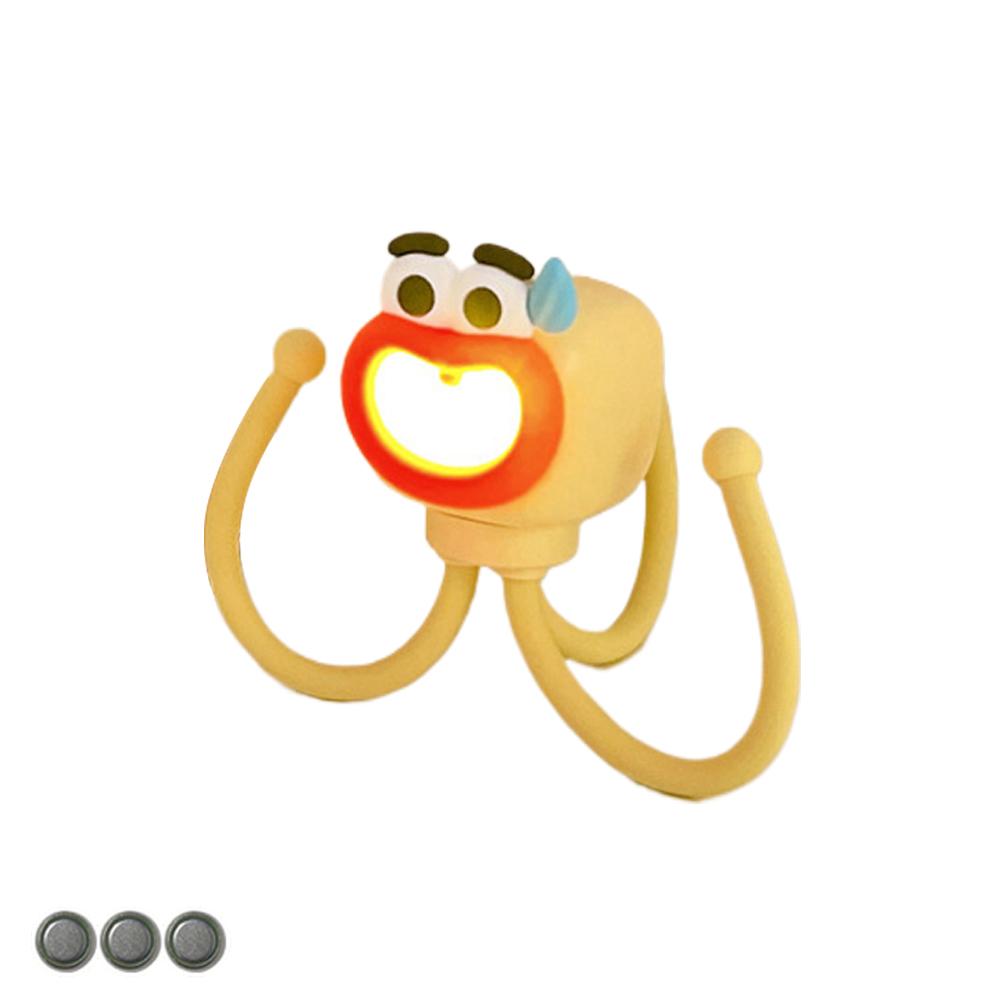 Mini LED Night Light Cute Octopus Portable Reading Desk Lamp Desktop Ornament Bedroom Table Lights Children Holiday Gifts