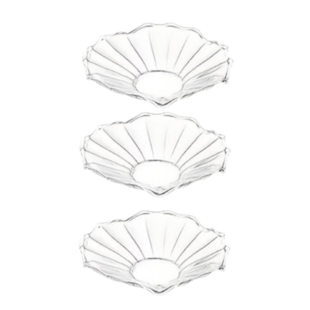 3 Piece Heat Resistant Glass Wax Catcher Tray Reusable Candle Drip Protector Candle Drip Tray  Hotel