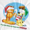 Garfield Unisex Adult Merry And Striped T-Shirt
