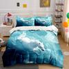 Elegant Horse Ocean Art Decor Soft Comfortable Duvet Cover Bedding Set Included 1*Duvet Cover & 2*Pillowcases, Gift