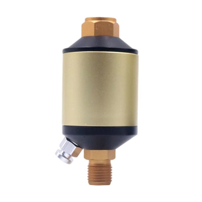 Advanced High Efficiency Air Line Water Separator Filter For Pneumatic Systems Moisture Particle Removal 1/4" Connection