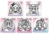 Nobu Company Kimi to Idol Magic Clay set Kyun PreCure 5dílný (Cure Idol/Cure Ink/Cure Kyun/Cure's Kyun/Cure Kiss) KIP1230-SET